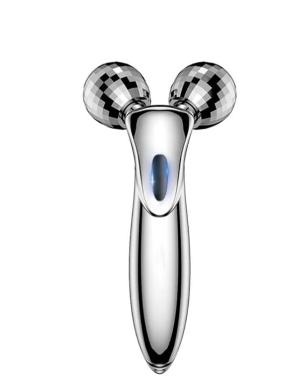 BLUE FERI 4D Silver Roller Massager for Full Body Massage Relaxer With 360 Degree Rotation Full Body Shaped Massage. [ Silver color ]