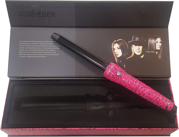 Jose Eber 25 Mm Pink Flower Clipless Curling Iron