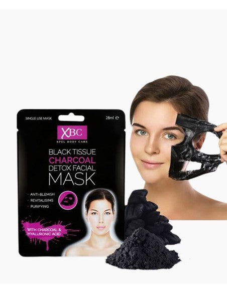 XPEL XBC Black Tissue Charcoal Detox Facial Mask