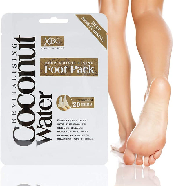 XBC Deep Moisturising Revitalising Coconut Water Foot Pack